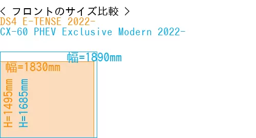 #DS4 E-TENSE 2022- + CX-60 PHEV Exclusive Modern 2022-